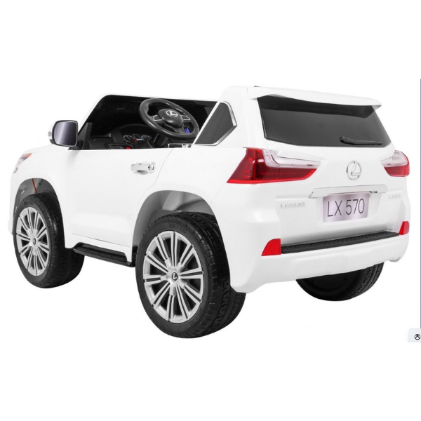 Машина LEXUS LX570, Аккумулятор 12V7AH, 2 мотора 35W, EVA колеса, кожаные сидения, звук двигателя, MP4