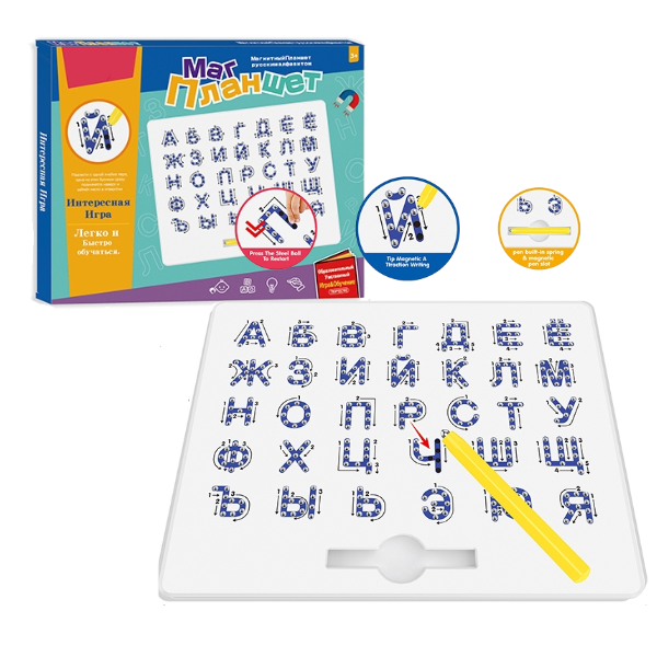 Настольная игра «Магнитная буквенная доска» (рус.)