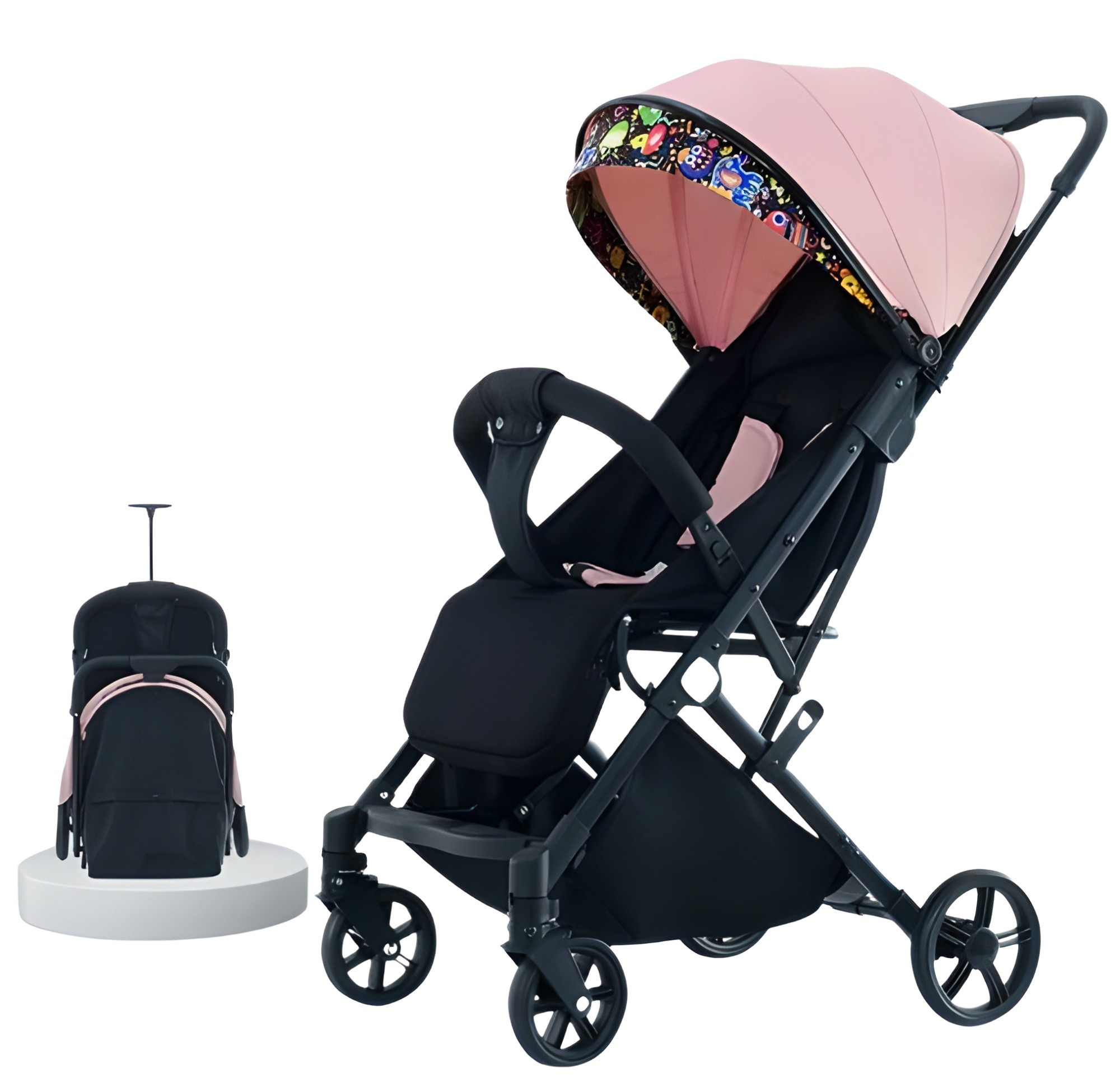 Коляска 4Play Compact Pink