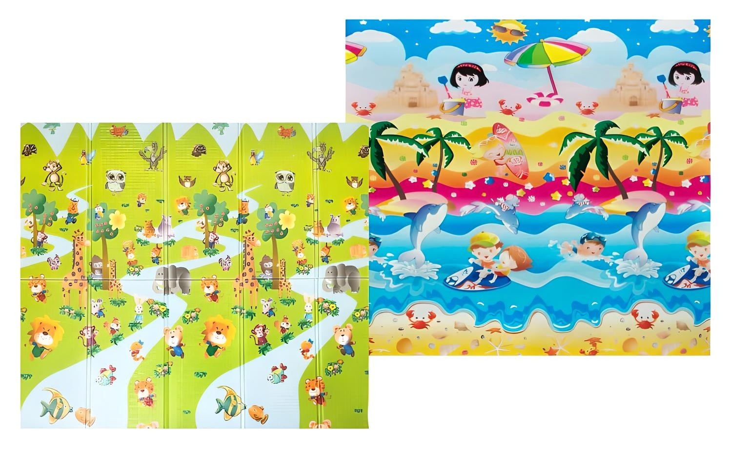 Термоковрик 4Play Girl at sea/Animals 180x200x1.5cm