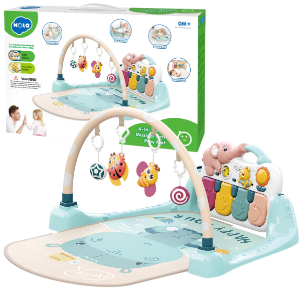 Музыкальный игровой коврик 4 в 1