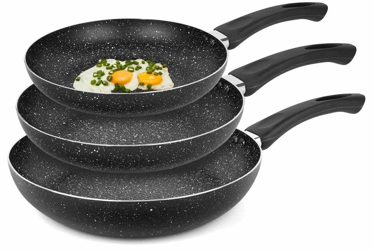Набор посуды Tadar Marmara Black 20/24/28cm