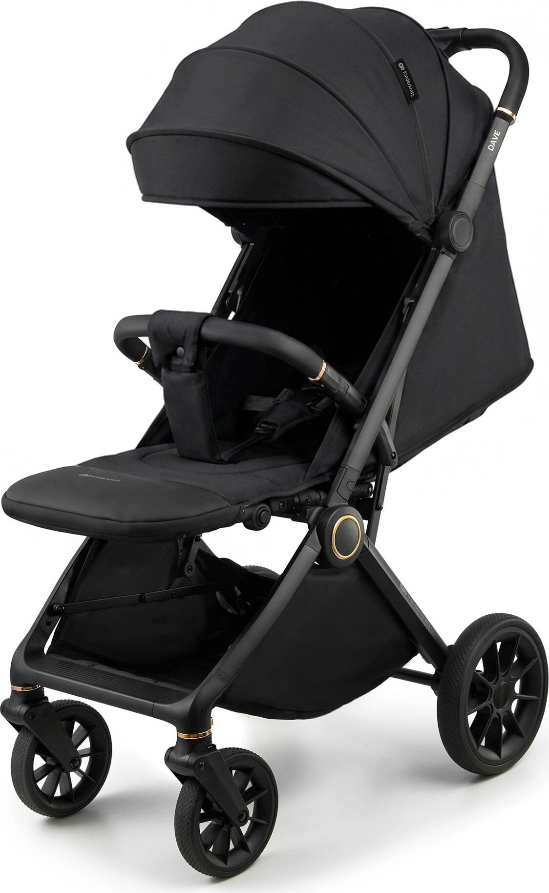 Коляска Kinderkraft Dave Black (KSDAVE00BLK0000)