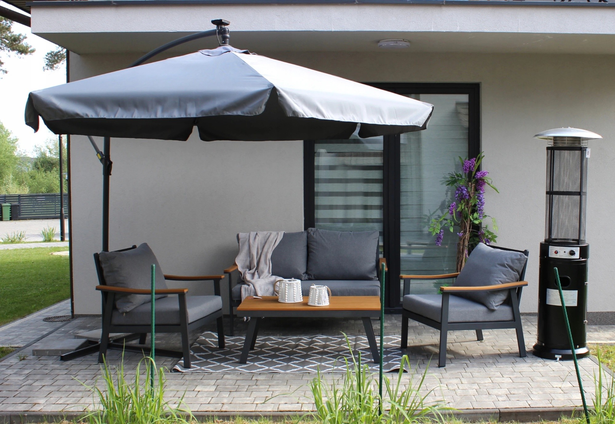 Зонт садовый GardenLine GAO5316 Grey