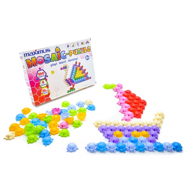 Игровой набор «Мозаика-пазл» 100 эл.