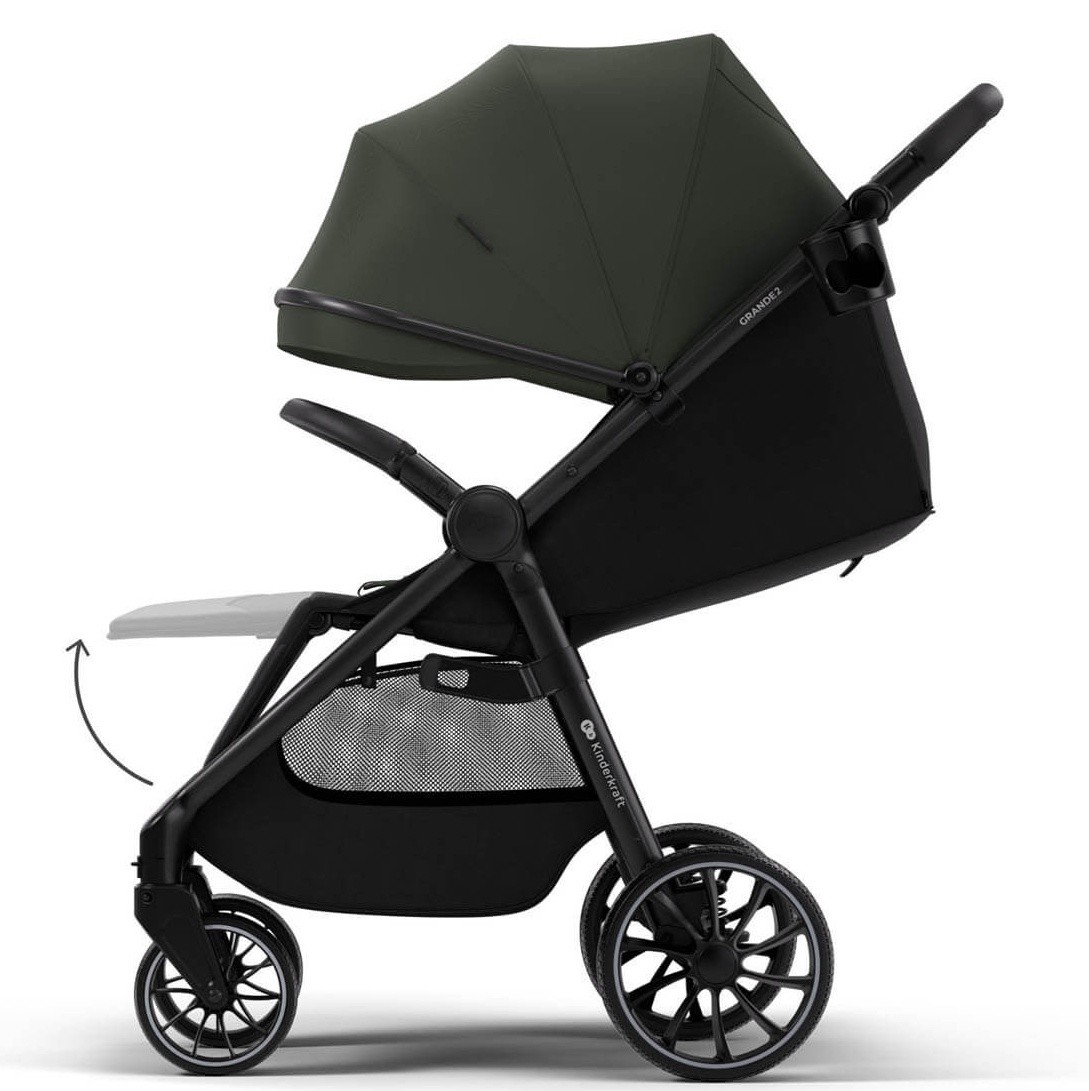 Коляска Kinderkraft Grande 2 Mystic Green (KSGRAN02GRE0000)