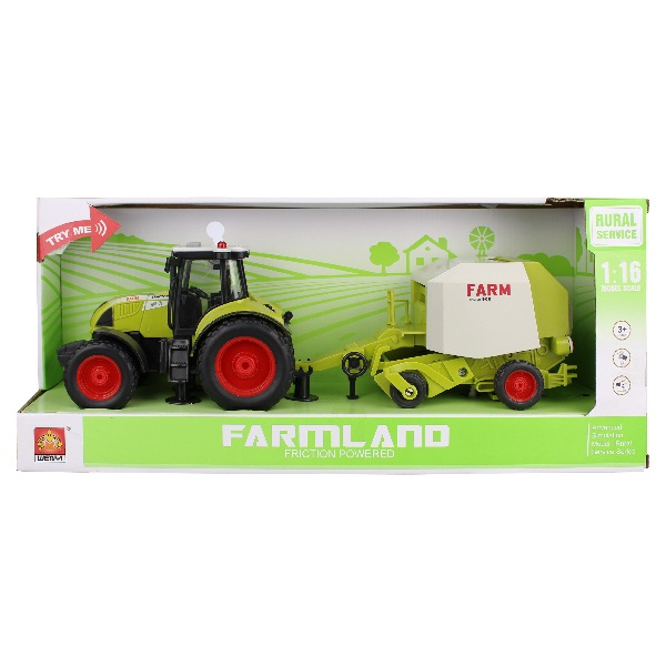 1:16 Инерционный трактор "Trailered Farm Tractor"