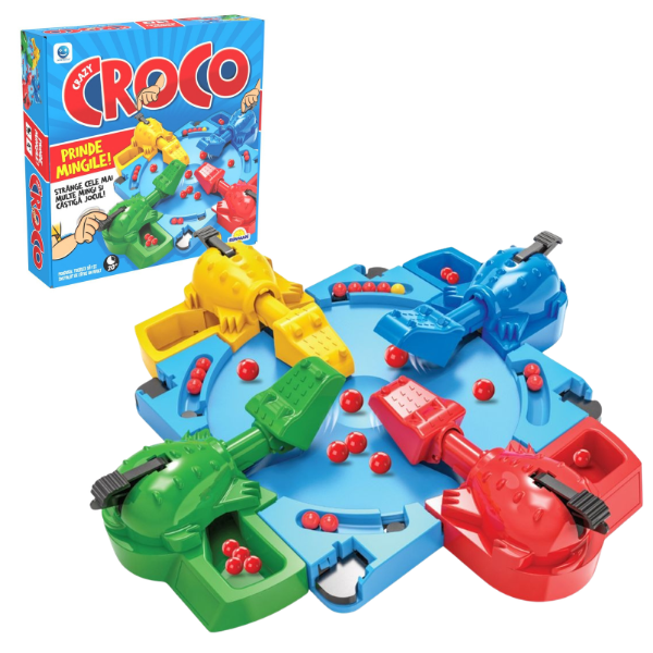 Настольная игра «Безумные крокодильчики», с шариками, (рум.)