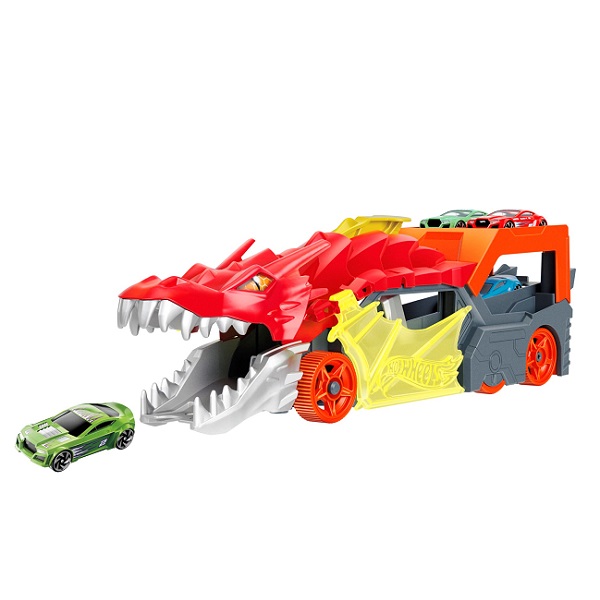Hot Wheels Игровой набор «Разъярённый дракон» с хранилищем для машинок
