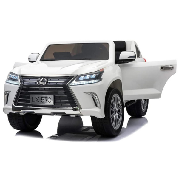 Машина LEXUS LX570, Аккумулятор 12V7AH, 2 мотора 35W, EVA колеса, кожаные сидения, звук двигателя, MP4