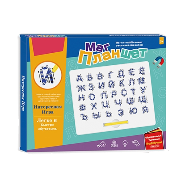 Настольная игра «Магнитная буквенная доска» (рус.)