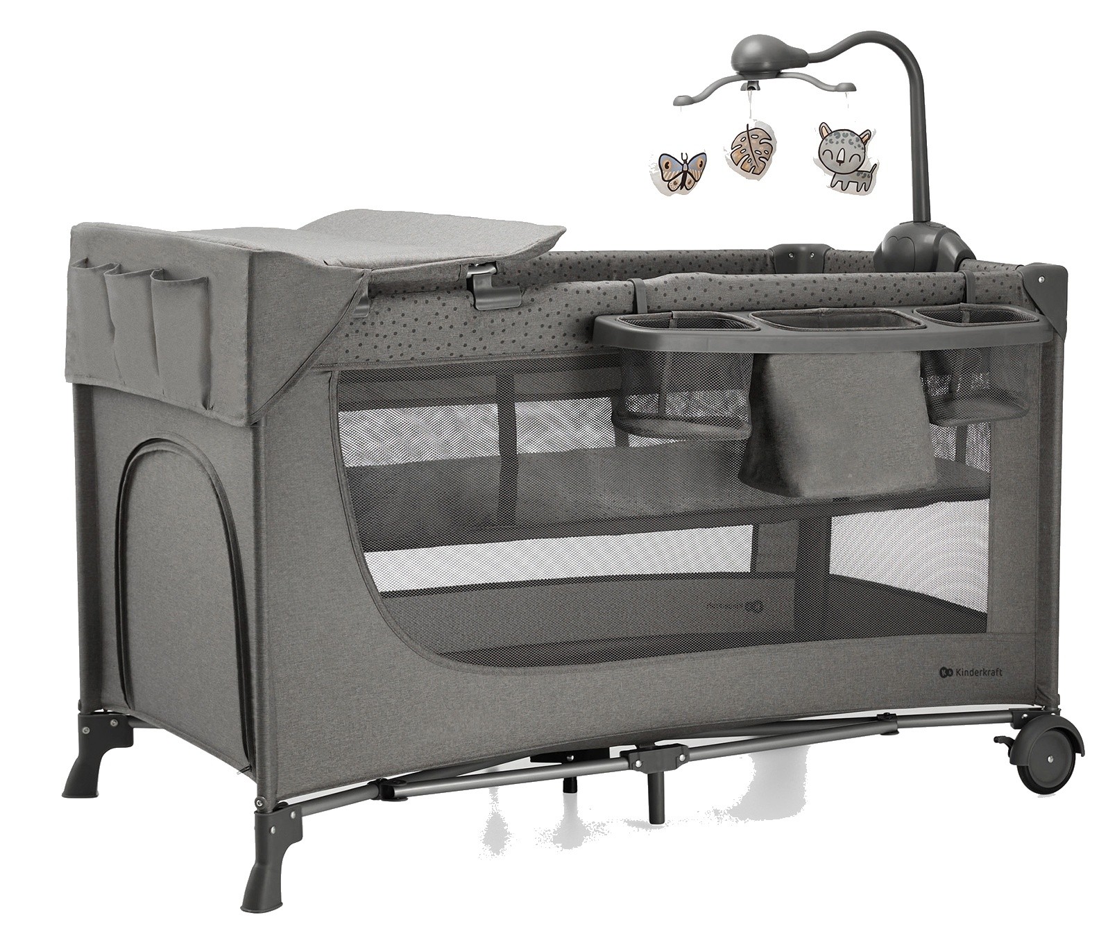 Манеж Kinderkraft Joy2 Dark Grey (KLJOY02DGR000AC)