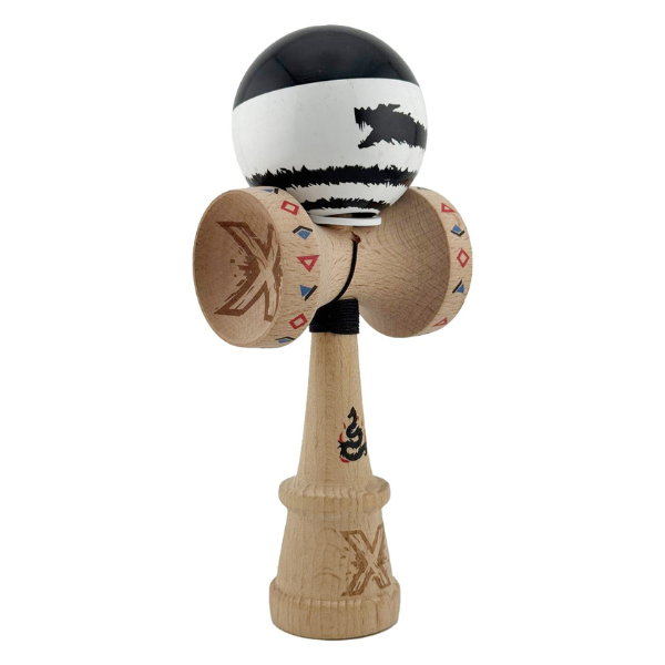 «Kendama Super Sticky X Original», металлический подшипник, веревка 62/65 см, King size 7.5 x 6 x 18 см , «Дракон»