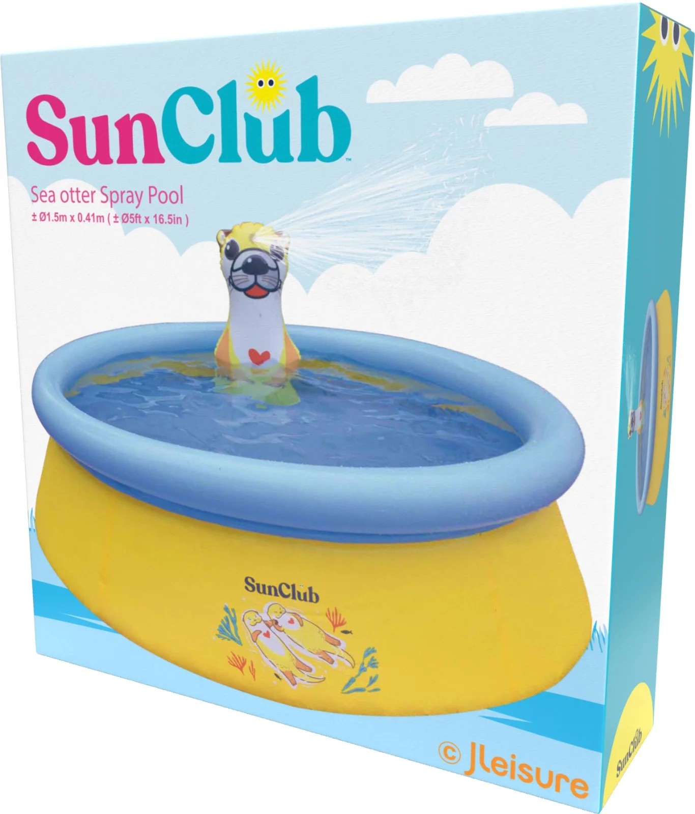 Детский бассейн с фонтаном SunClub Sea Otter Spray (12011)