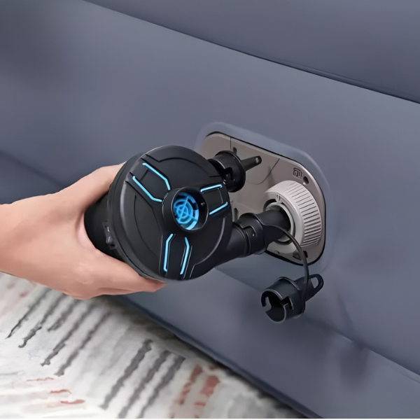 Bestway Надувной матрас со встроенным электронасосом 220 V и изголовьем, 229х152х84см
