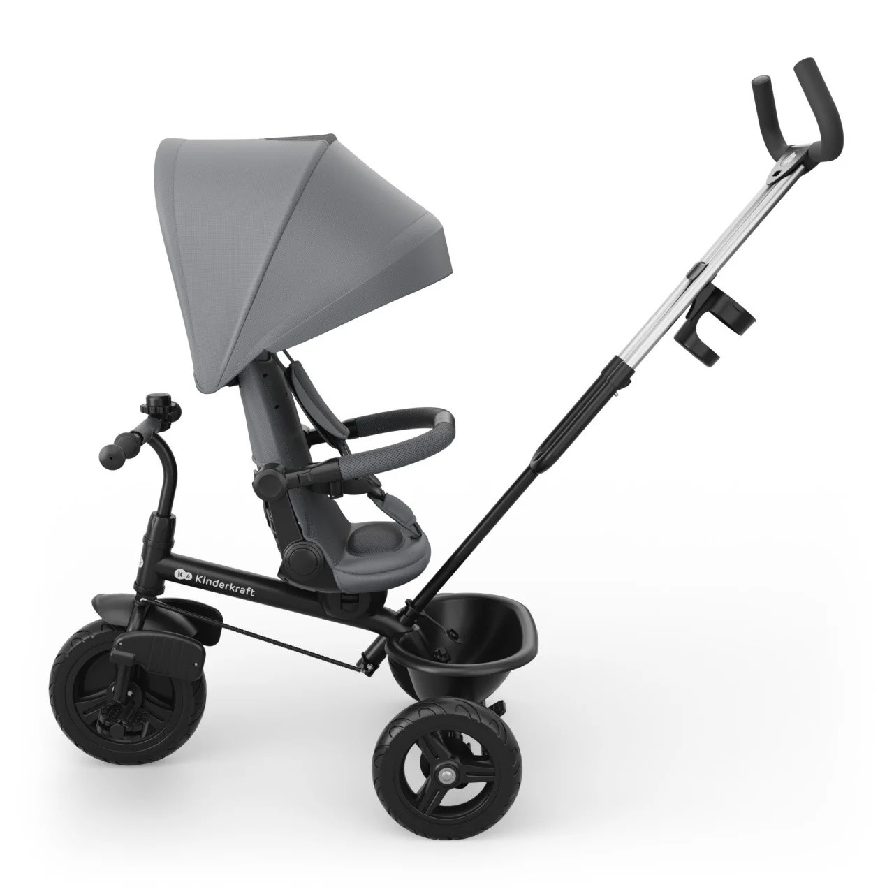 Детский велосипед Kinderkraft Aston 2 Plus Grey (KRASTO02GRYPL00)