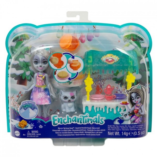 Enchantimals Игровой набор «Магазинчик с вафлями Хаски Хавны»
