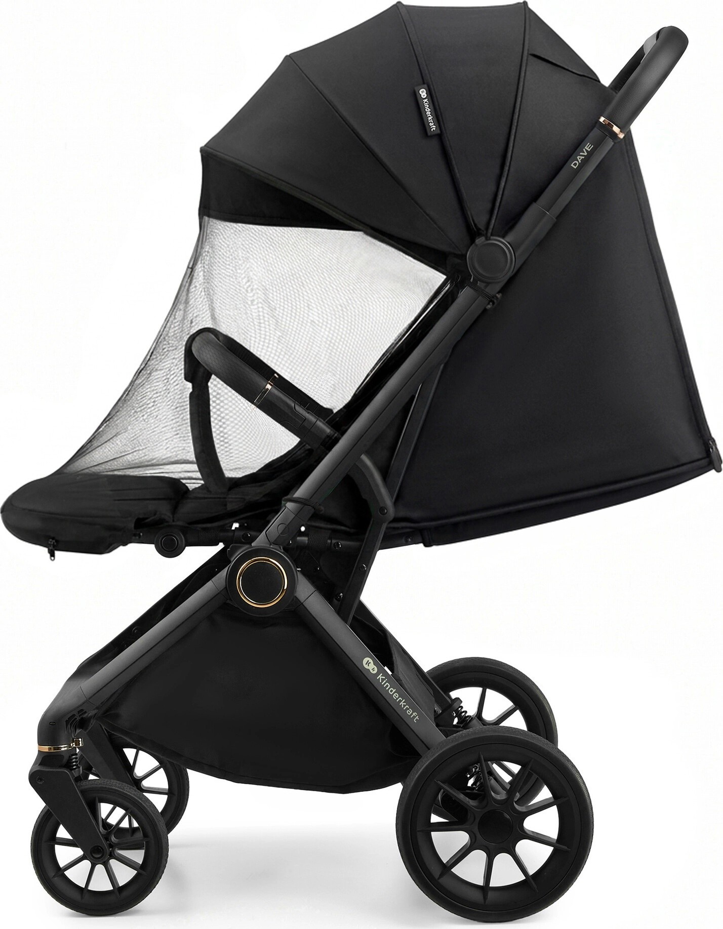 Коляска Kinderkraft Dave Black (KSDAVE00BLK0000)