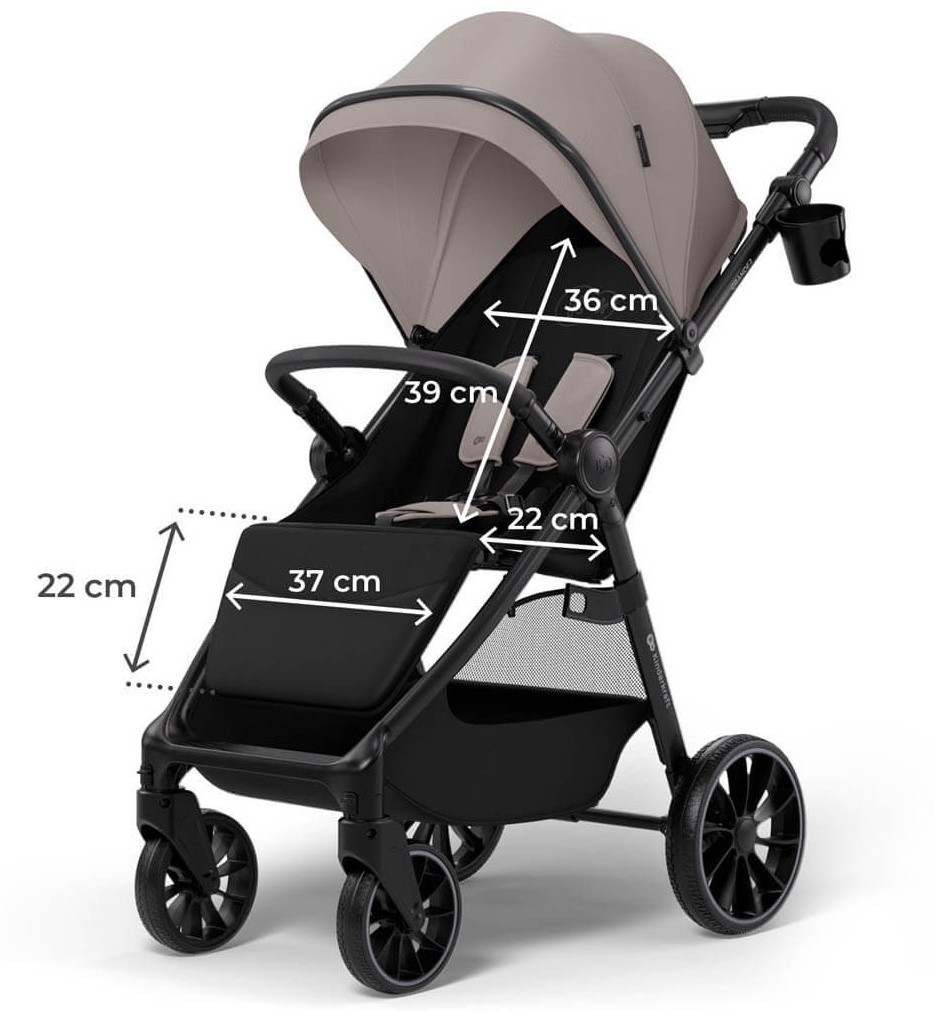 Коляска Kinderkraft Grande 2 Sand Beige (KSGRAN02BEG0000)