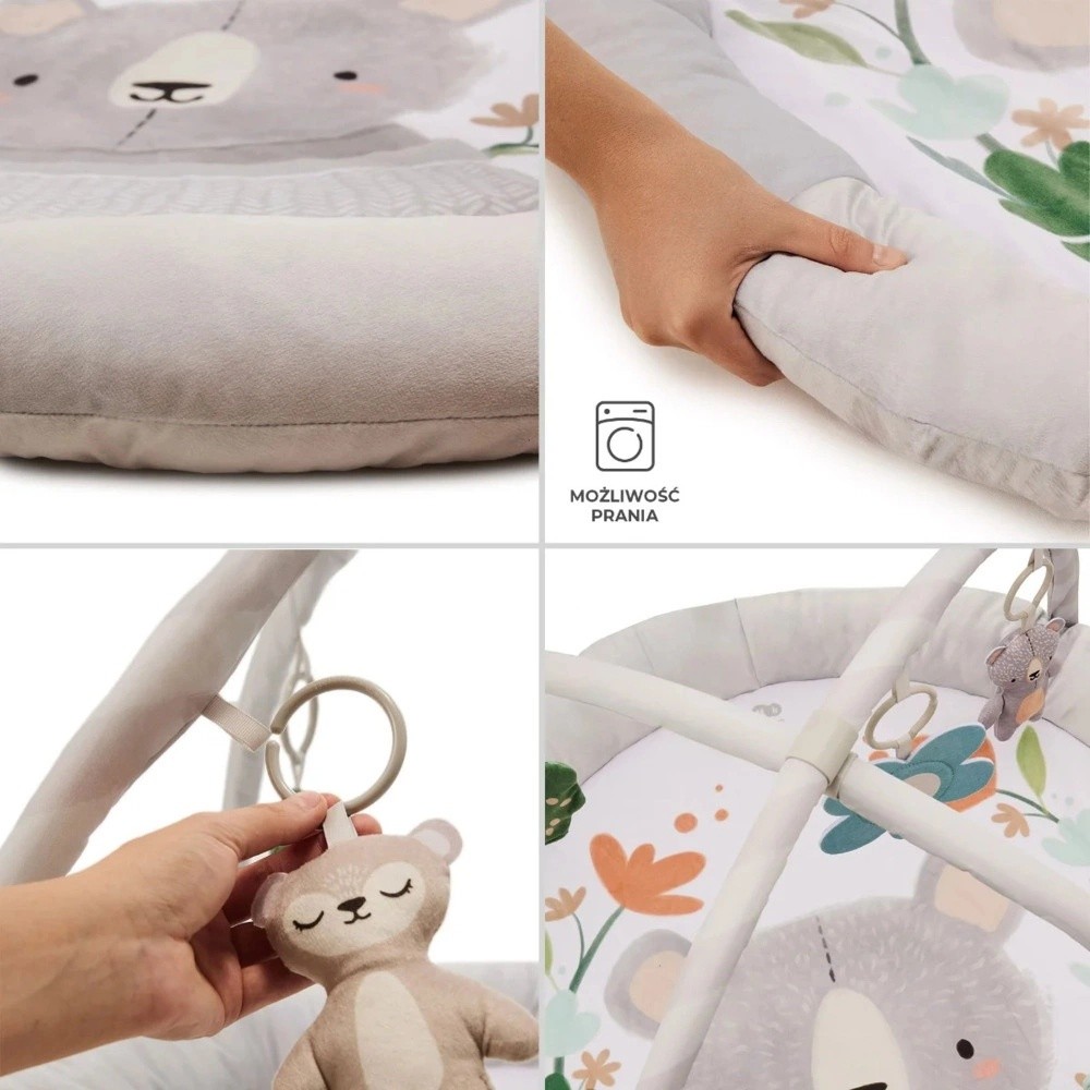 Развивающий коврик Kinderkraft Cozyplay Gray (KPCOZY00LGR0000)