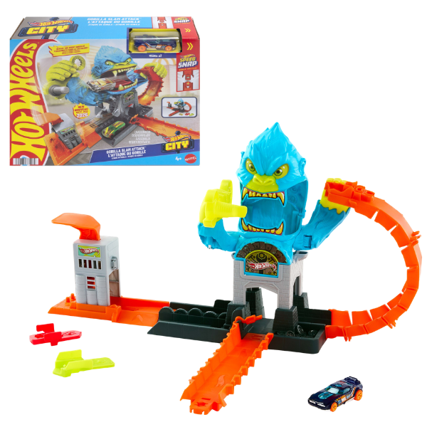 Игровой набор Hot Wheels City: Атака Гориллы