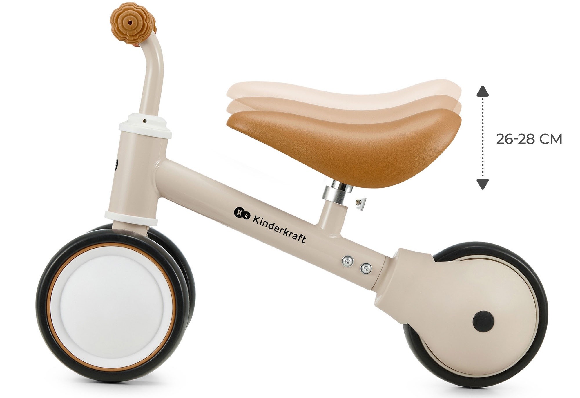 Беговел Kinderkraft Cutie Light Beige (KRCUTI00BEG0000)
