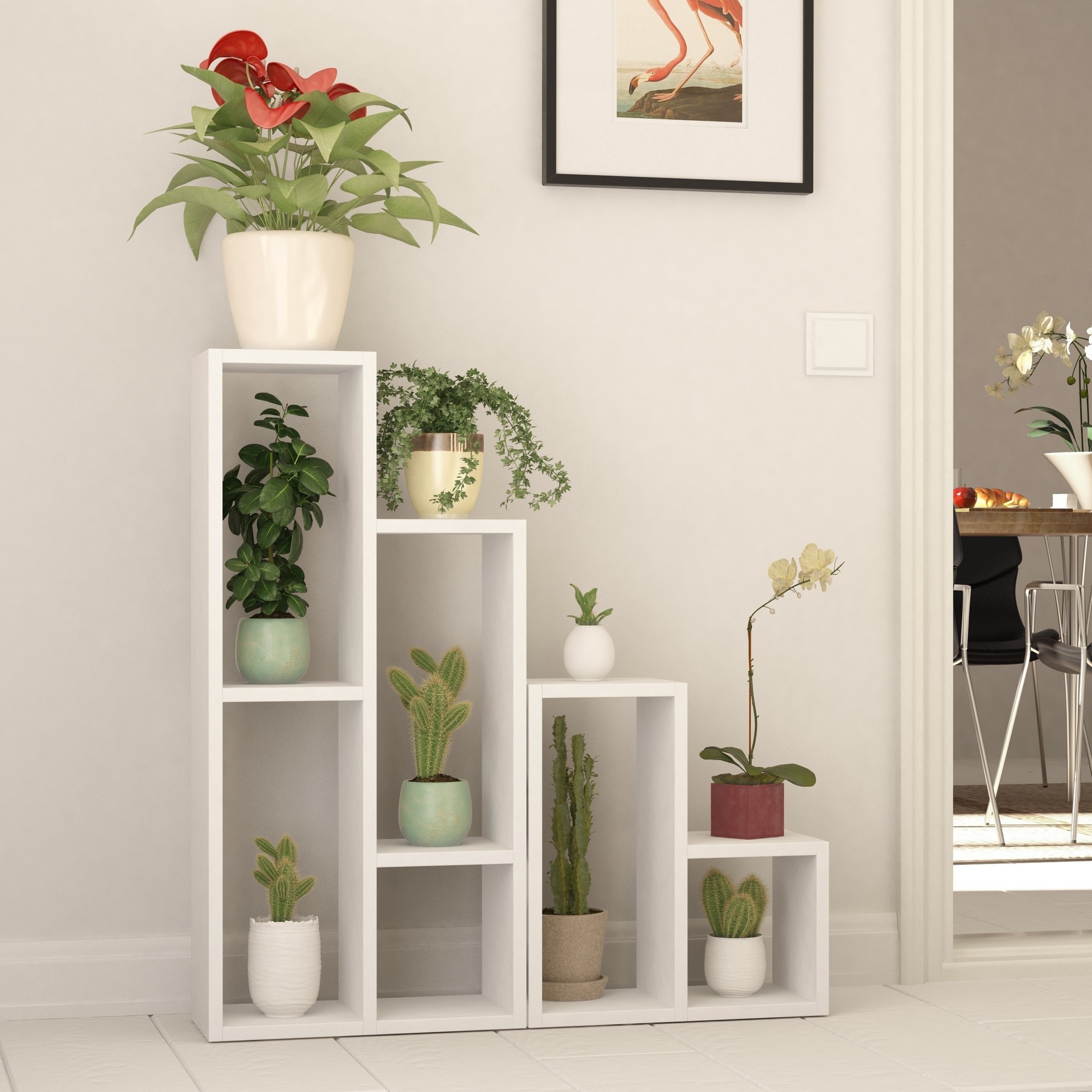 Подставка для цветов Hanah Home Sule White