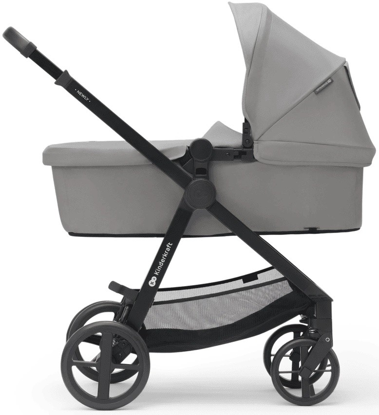 Коляска Kinderkraft Newly 3in1 Mink Pro Grey (KSNEWL00GRY300I)
