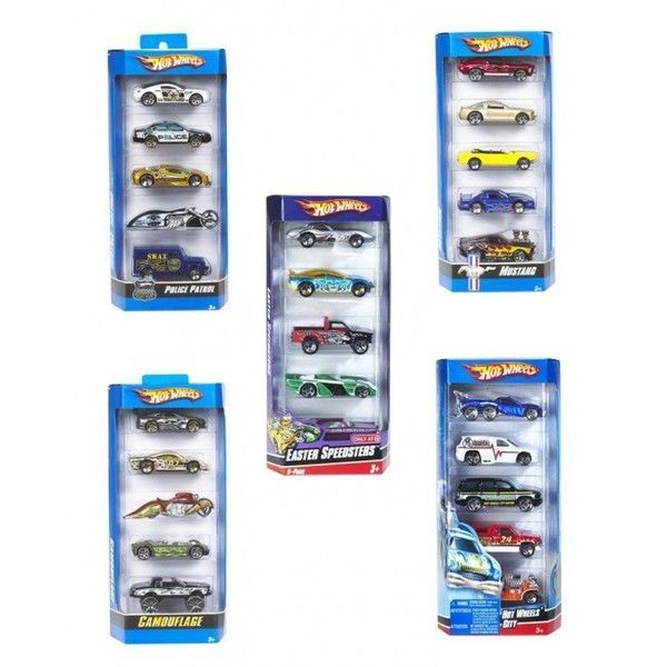 Hot Wheels Набор из 5-и базовых машинок (аcс).