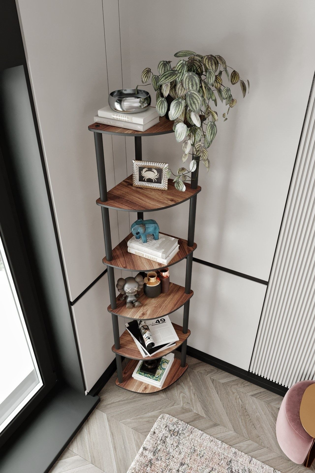 Стеллаж Hanah Home Bookcase 6 Corner