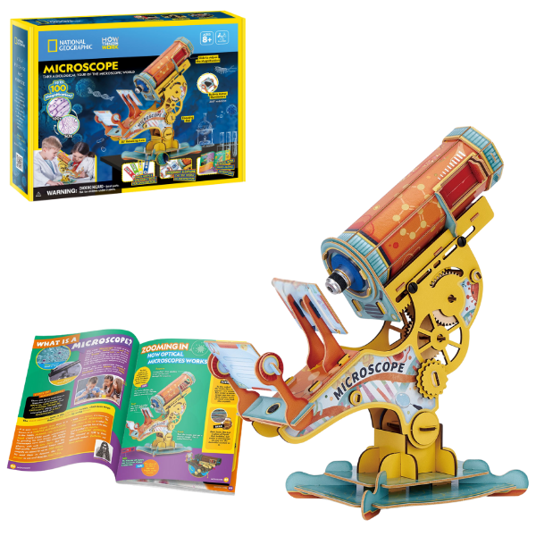 STEM Series 3D-пазл «Микроскоп» — изучаем биологию