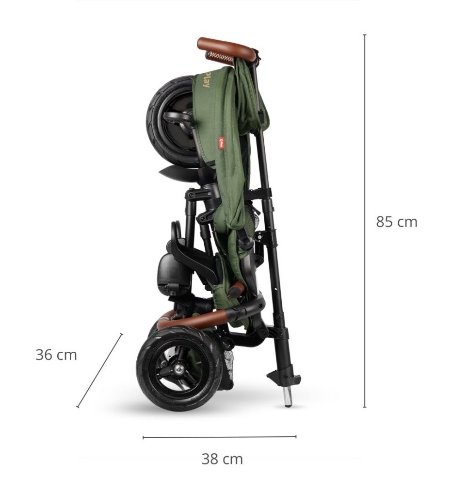 Детский велосипед Qplay Rito Deluxe Olive Green