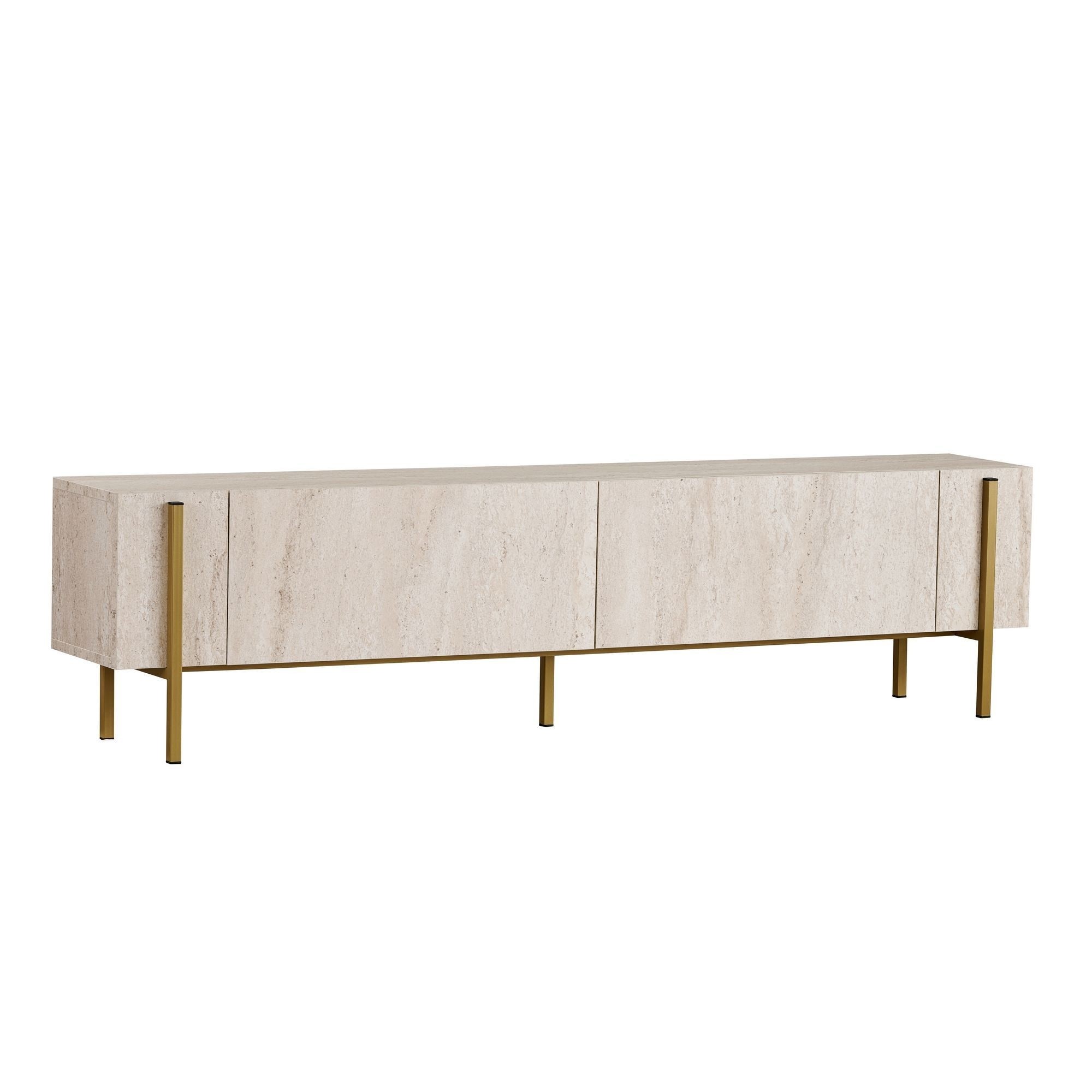 Тумба под ТВ Hanah Home Nexus Travertine Gold