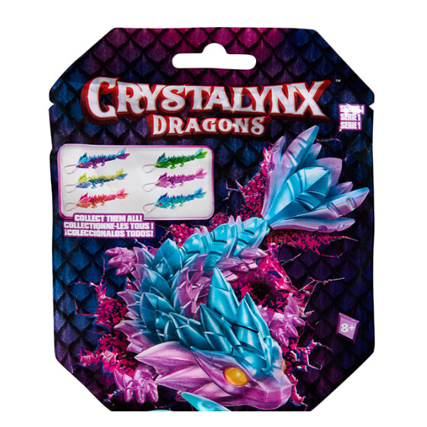 Фигурка-брелок CrystaLynx «Дракон» в яйце-сюрпризе, в асс.