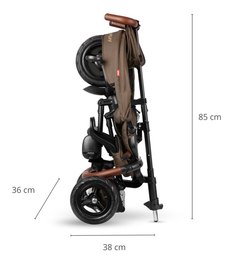 Детский велосипед Qplay Rito Deluxe Brown