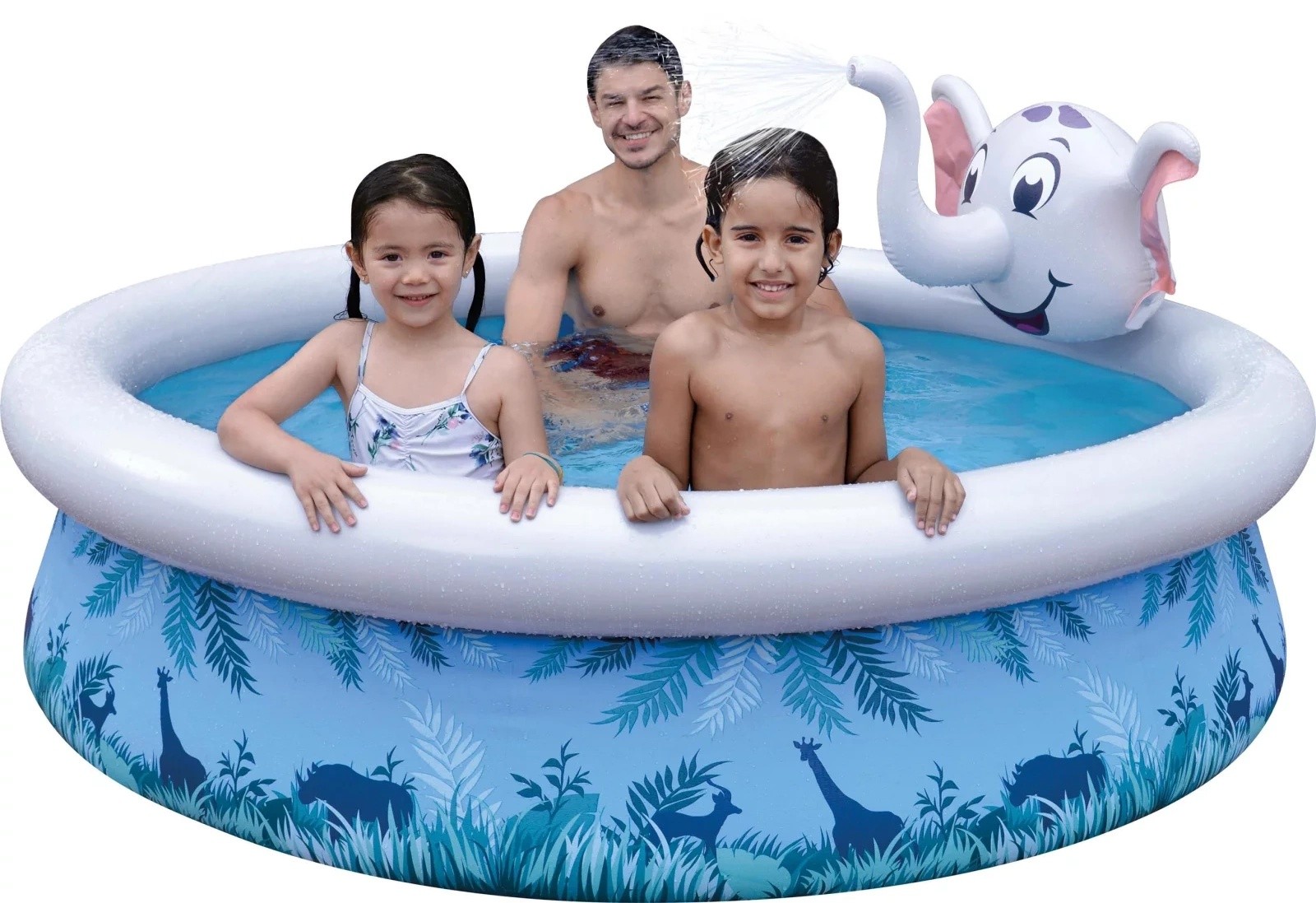 Детские бассейн с фонтаном SunClub Elephant 3D Spray (17821)