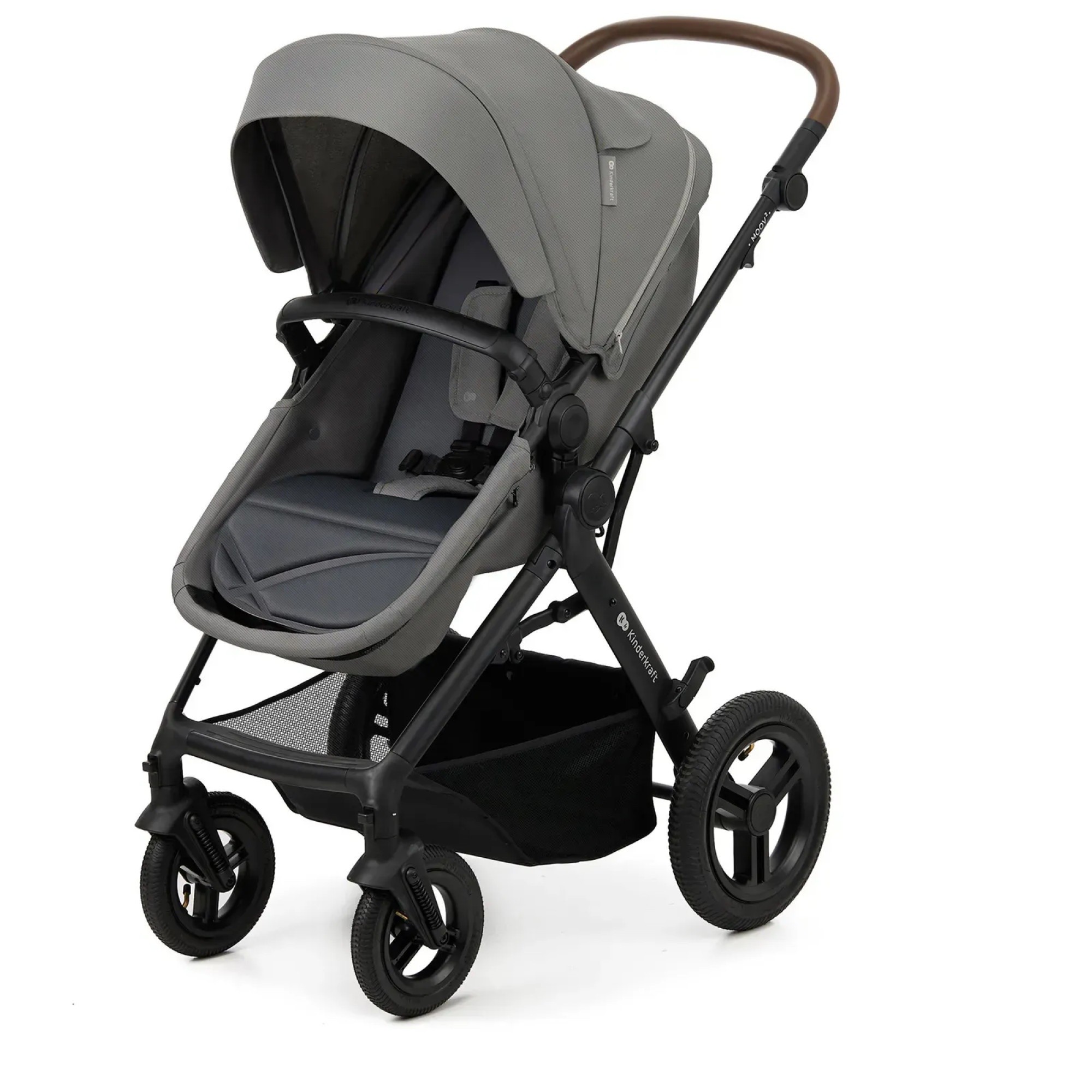 Коляска Kinderkraft Moov 3in1 2 Air Light Grey (KSMOOV02LGR3000)