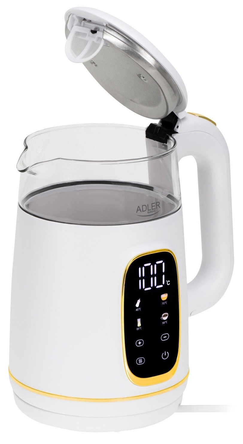 Электрочайник Adler AD-1305 White Gold