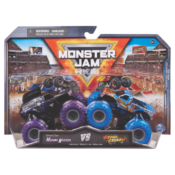 1:64 Набор металлических машинок Monster Jam, асс.