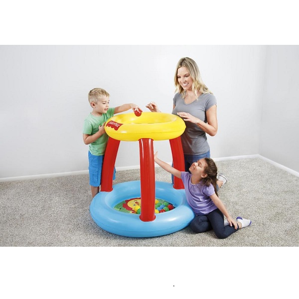 Bestway Игровой центр 89x89x84см ЗВЕРЮШКИ Fisher Price с мячами (15шт), 2+