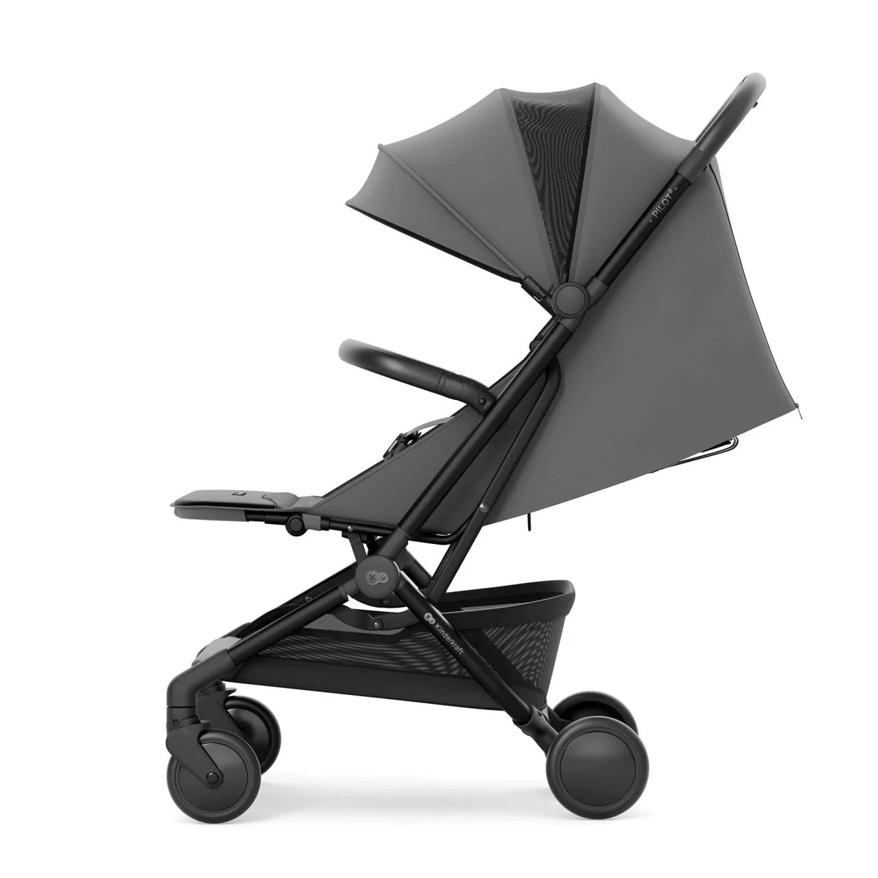 Коляска Kinderkraft Pilot 2 Platinum (KSPILO02GRY0000)