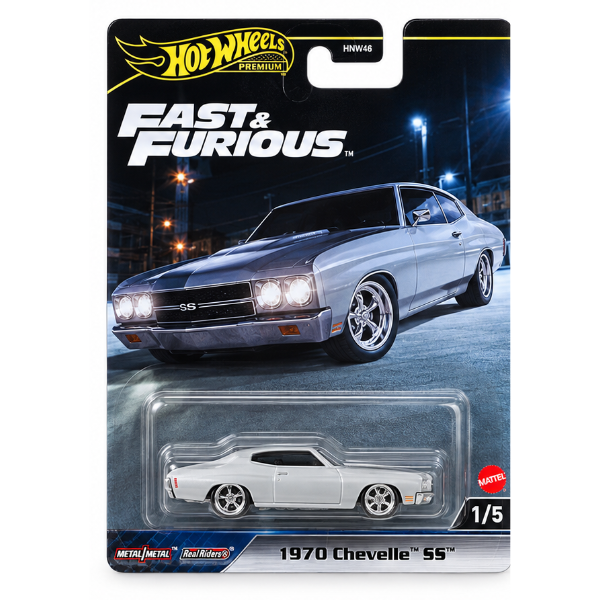Hot Wheels Машинка из коллекций Премиум Fast & Furios, 5 моделей