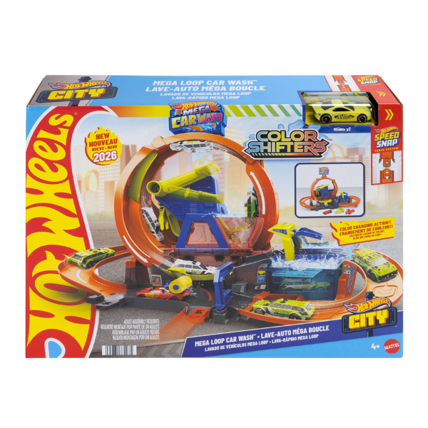 Игровой набор Hot Wheels City «Мегаавтомойка с петлей»