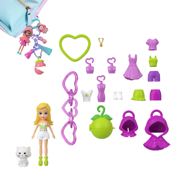 Брелок Polly Pocket, серия «Фрукты», в асс.