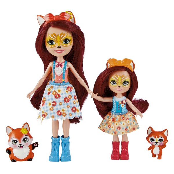 Enchantimals Набор «Кукла Фелисити Фокс и младшая сестра»