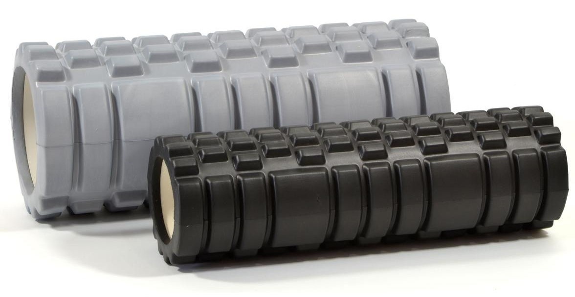 Валик для массажа Enero Duo Roller Grey/Black