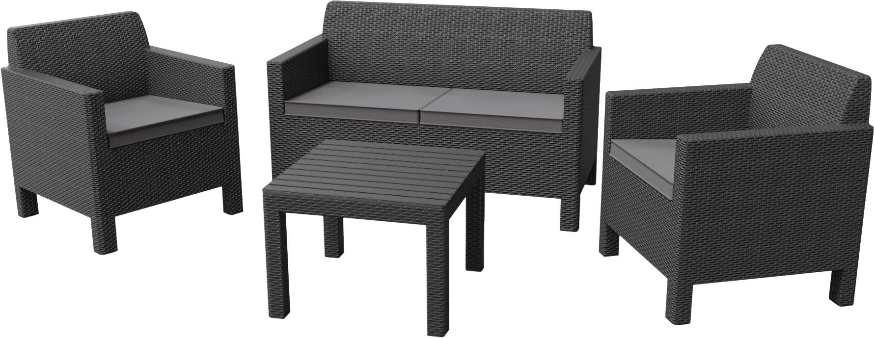 Набор садовой мебели Keter Orlando Set Graphite/Gray (226515)
