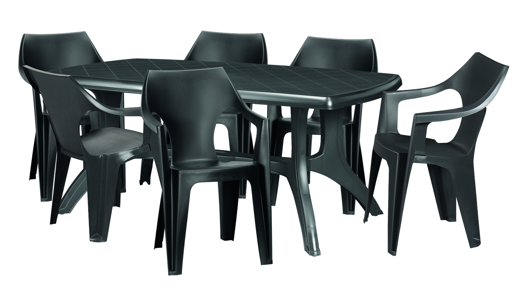 Стул Keter Dante Low Back Graphite (207063)