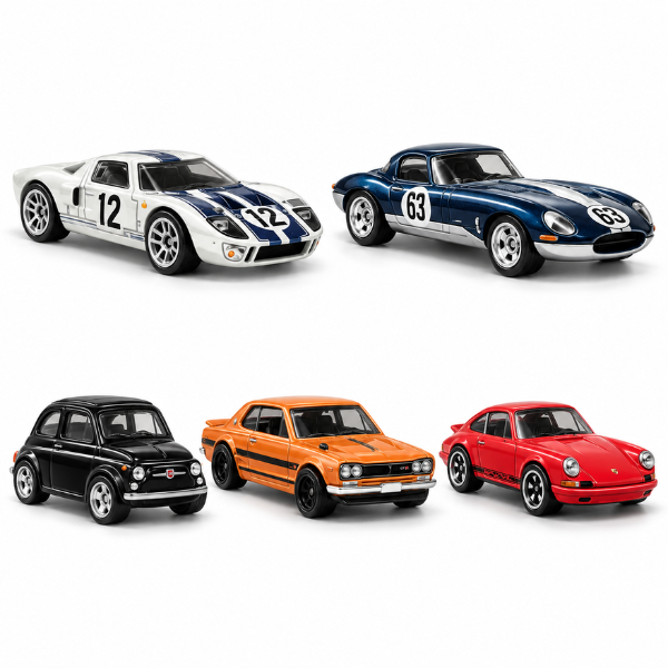 Набор Hot Wheels Silver Series 2025 «National Icons» 1:64, в асс.