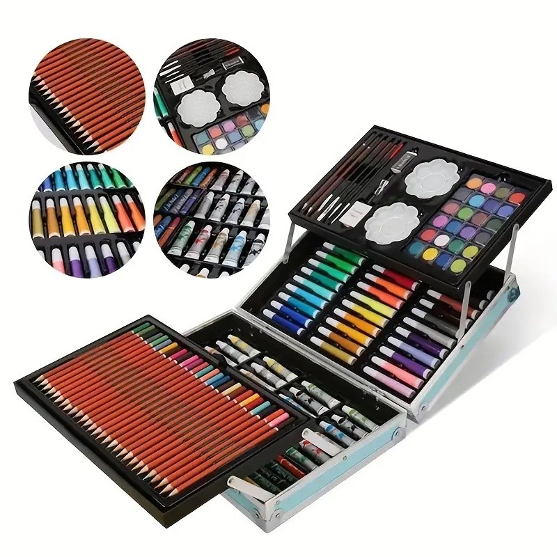Детский набор для рисования 4Play Creativity Blue 145pcs
